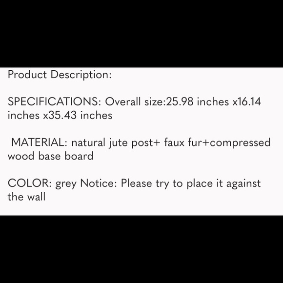 WIKI Cat Tower Furniture Jute-Covered Scratching Posts with a Ball Activity,Grey - Picture 7 of 7